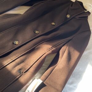 Calvin Klein Dark Brown Pea Coat